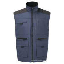 Sleeveless Jacket Cargo Safari Vest Body Warmer Men Gilet Waistcoat